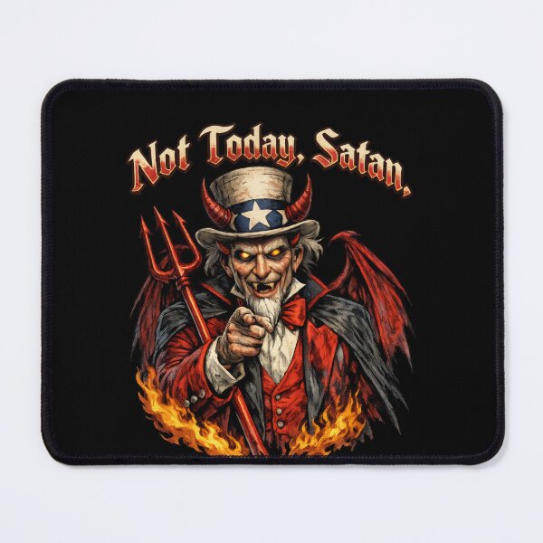 Item preview, Not Today, Satan! designed and sold by CashCrow.