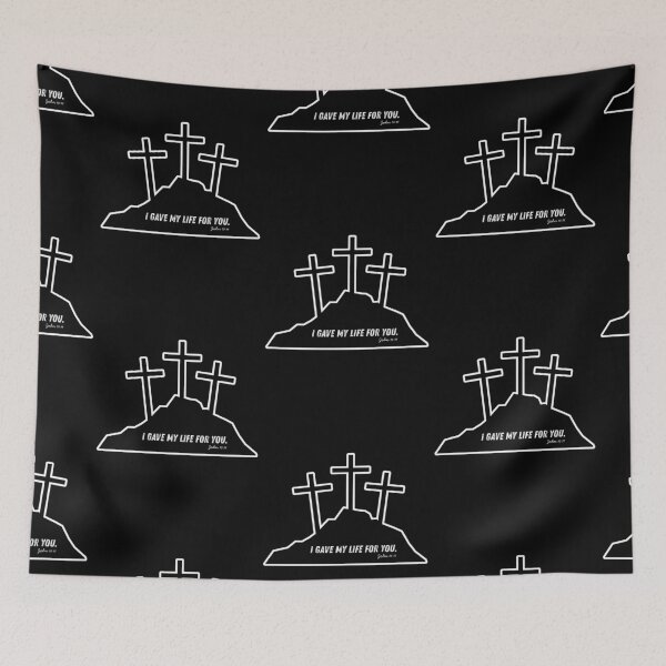 Item preview, I Gave My Life for You Christian Shirt – John 10:11 Cross Faith Minimalist Tee designed and sold by ArtsBorn2Create.