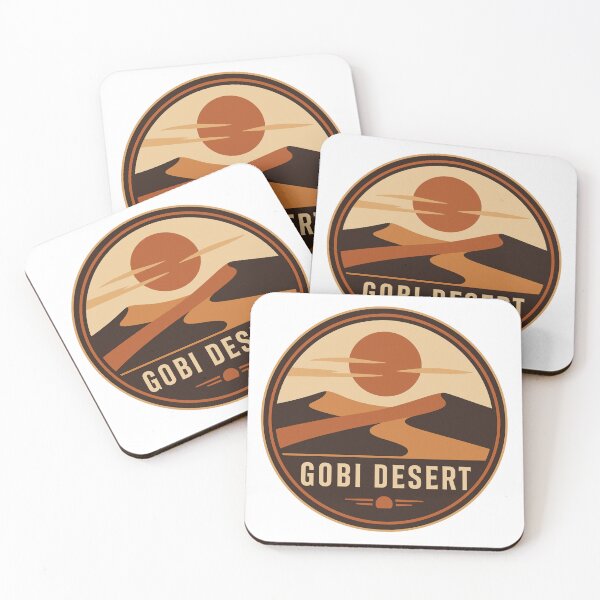 Item preview, Gobi Desert Vintage Travel Art Circle Emblem designed and sold by MaateoDesign.