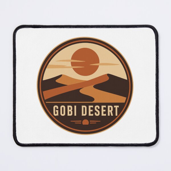 Item preview, Gobi Desert Vintage Travel Art Circle Emblem designed and sold by MaateoDesign.