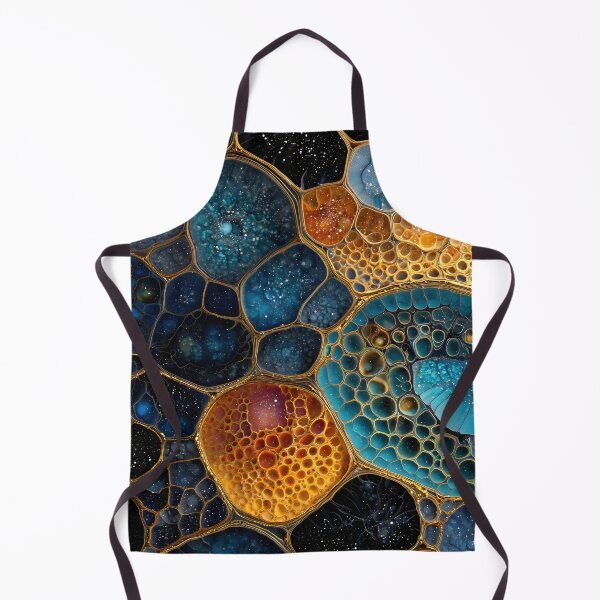 Item preview, Cosmic Gold Honeycomb Cellular Abstract Art designed and sold by LuminousFoundry.