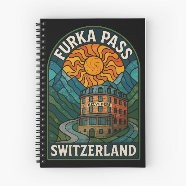Item preview, Furka Pass Switzerland Stained Glass Art designed and sold by TomFrontierArt.