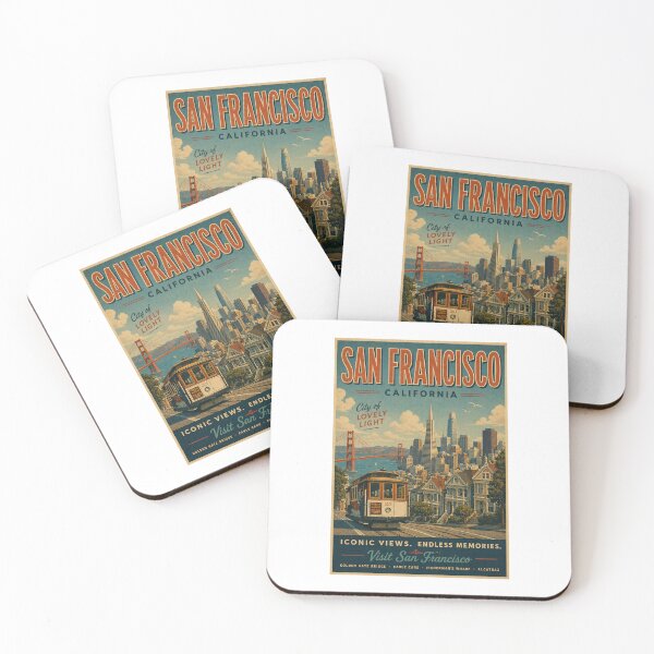 Item preview, San Francisco Retro travel poster designed and sold by JBWphotos.