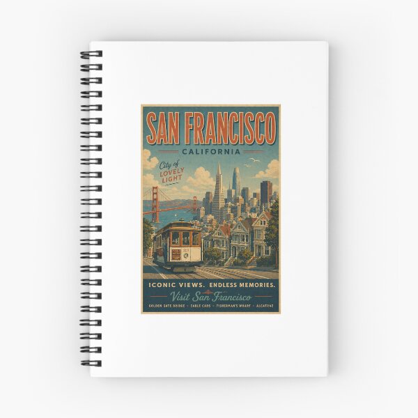 Item preview, San Francisco Retro travel poster designed and sold by JBWphotos.
