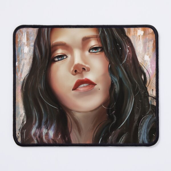 Item preview, KPOP Art Print — Karina Portrait Painting designed and sold by NathanRuchArt.