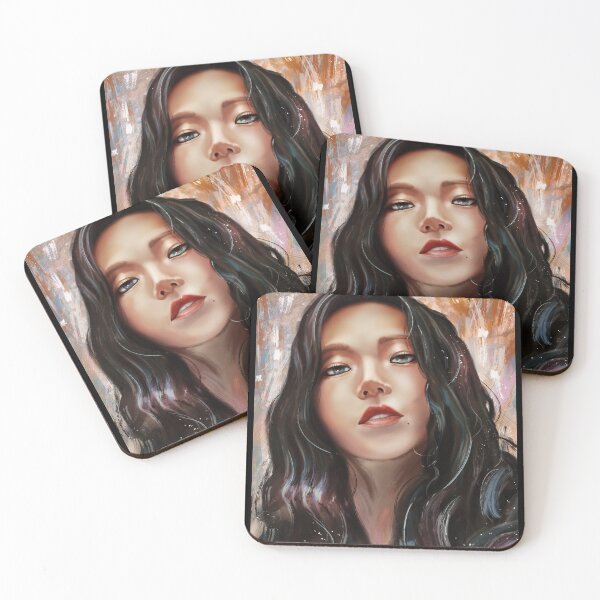 Item preview, KPOP Art Print — Karina Portrait Painting designed and sold by NathanRuchArt.