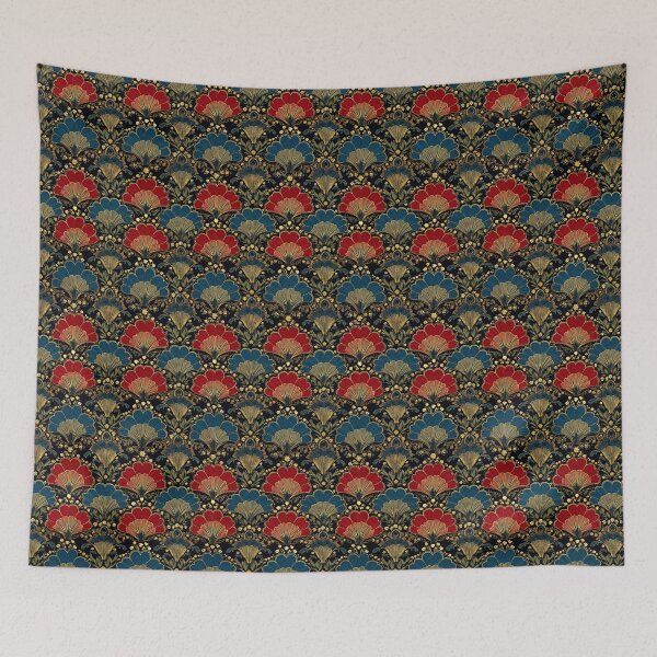 Item preview, Elegant Art Deco Floral Gold Pattern Vintage Design designed and sold by NicolasGlowArt.