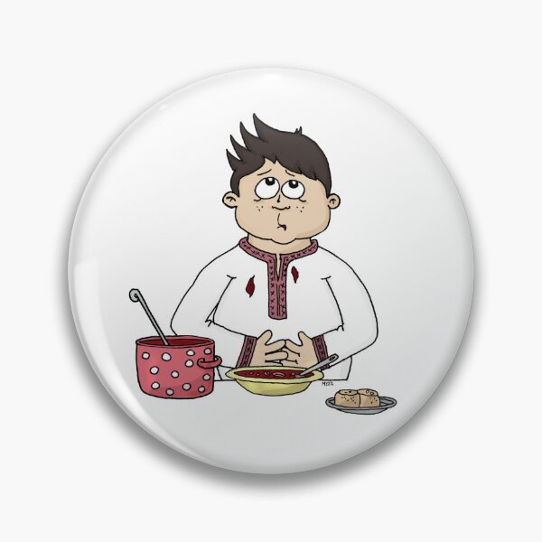 Item preview, The Borscht Spirit - Authentic Ukrainian Character Art designed and sold by MyxaART.