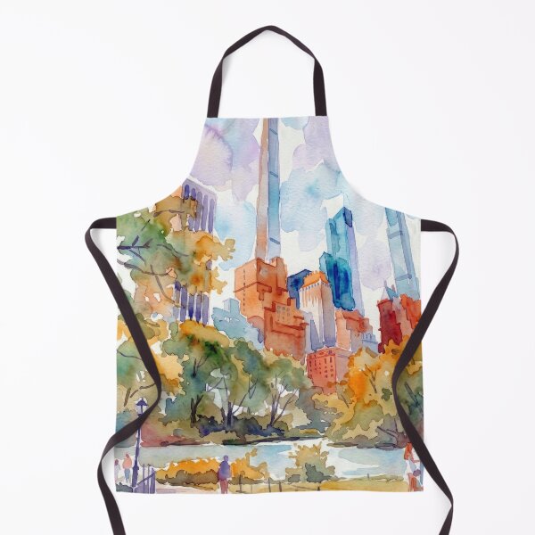 Item preview, Autumn Central Park Watercolor designed and sold by caracatita75.