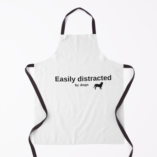 Item preview, Cute and funny message - easily distracted by dogs designed and sold by SimpleDesign111.