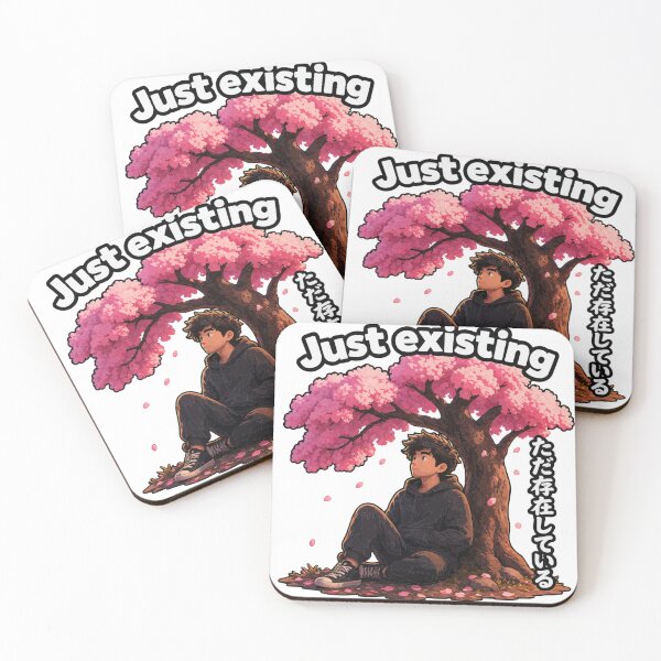 Item preview, Just Existing Under Sakura Tree designed and sold by PINK FREE.