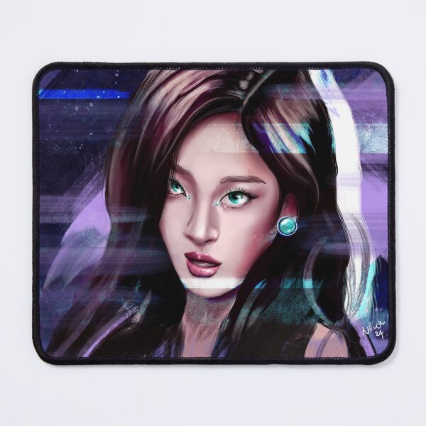 Item preview, KPOP Art Print — aespa Fan Art, Ningning Whiplash Portrait designed and sold by NathanRuchArt.