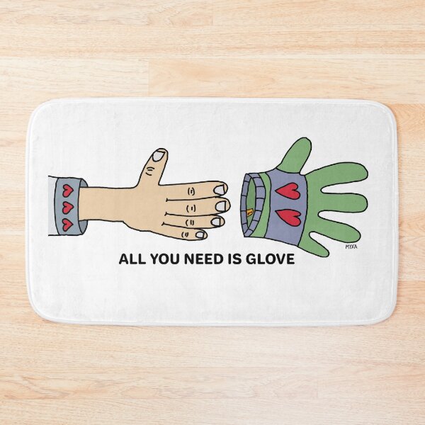 Item preview, All You Need Is Glove - Funny Pun Hand-Drawn Art designed and sold by MyxaART.