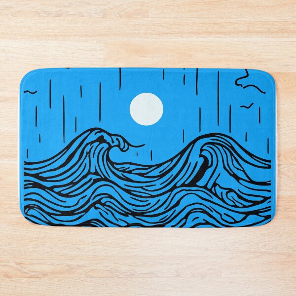 Item preview, Moonlit Waves designed and sold by ilawful.