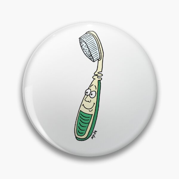 Item preview, Sunny Day Brush - Quirky Smiling Toothbrush Art designed and sold by MyxaART.