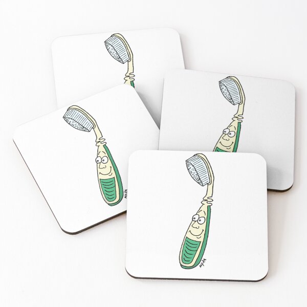 Item preview, Sunny Day Brush - Quirky Smiling Toothbrush Art designed and sold by MyxaART.