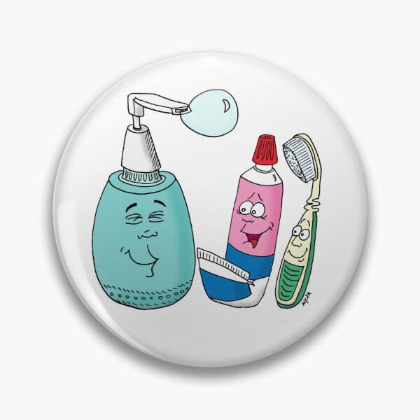 Item preview, Happy Hygiene Friends - Funny Bathroom Characters designed and sold by MyxaART.