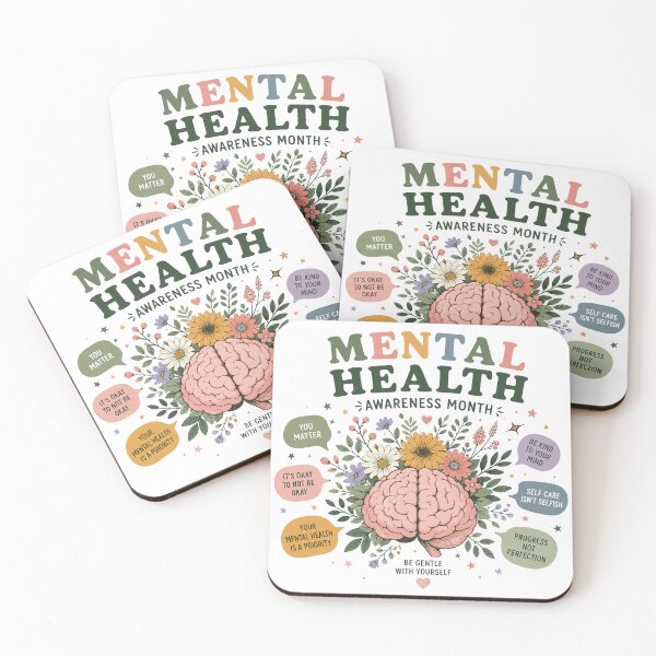 Item preview, MENTAL HEALTH AWARENESS MONTH BE GENTLE WITH YOURSELF designed and sold by nestkemp7.