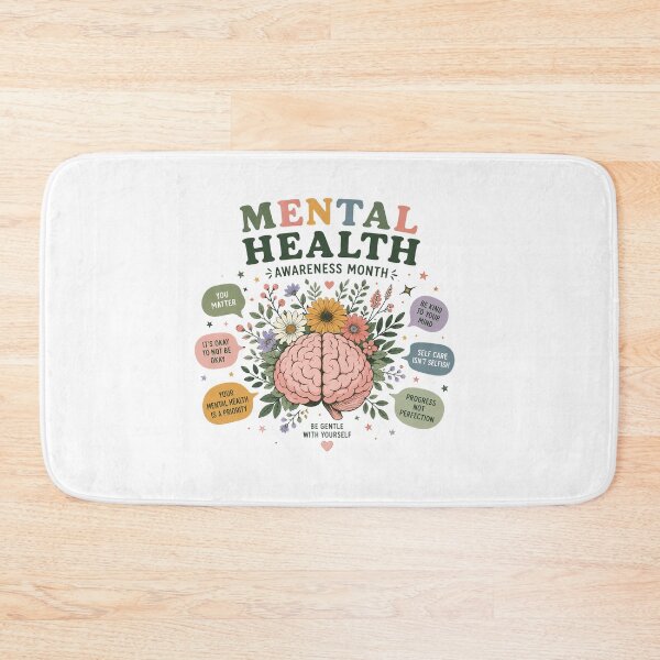 Item preview, MENTAL HEALTH AWARENESS MONTH BE GENTLE WITH YOURSELF designed and sold by nestkemp7.