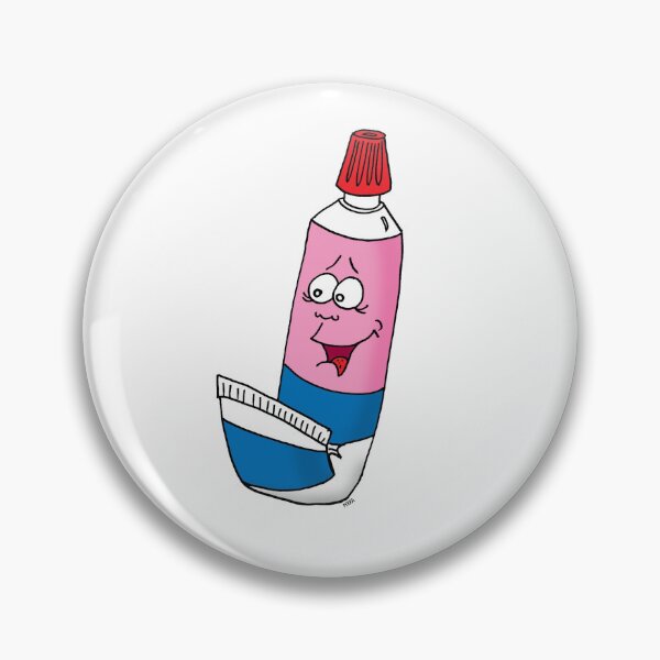 Item preview, Chatty Toothpaste - Quirky Food Character Art designed and sold by MyxaART.