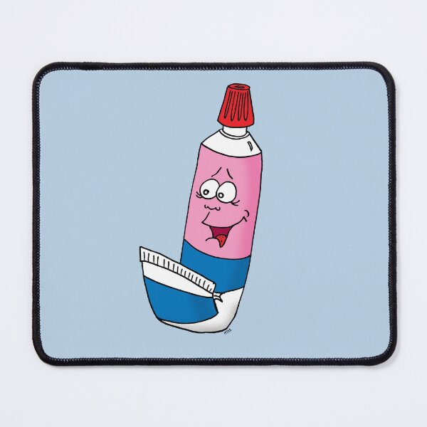 Item preview, Chatty Toothpaste - Quirky Food Character Art designed and sold by MyxaART.