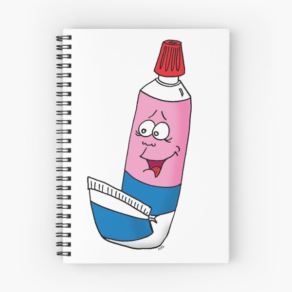 Item preview, Chatty Toothpaste - Quirky Food Character Art designed and sold by MyxaART.