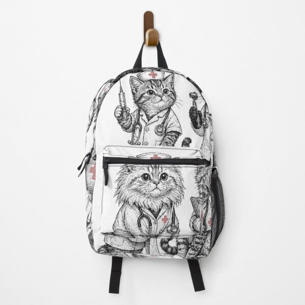 Item preview, Vintage Nurse Cats Medical Team designed and sold by Nordo Studio.