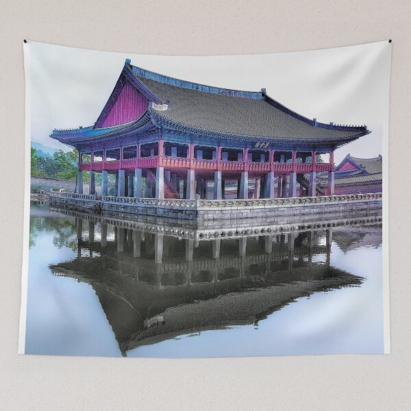 Item preview, gyeongbokgung palace reflection designed and sold by calinedesign.