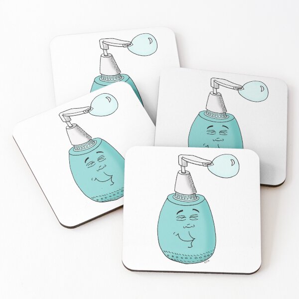 Item preview, Satisfied Soap - Funny Dispenser Character Art designed and sold by MyxaART.