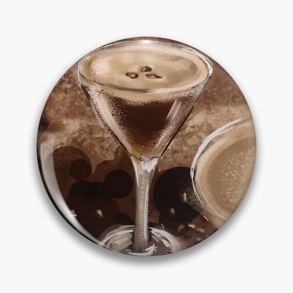 Item preview, Espresso Martini Cocktail Art Print — Drinks Poster for Bar or Kitchen designed and sold by NathanRuchArt.