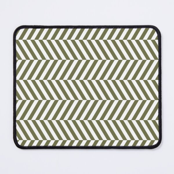 Item preview, White And Olive Herringbone Pattern designed and sold by pattern-archive.