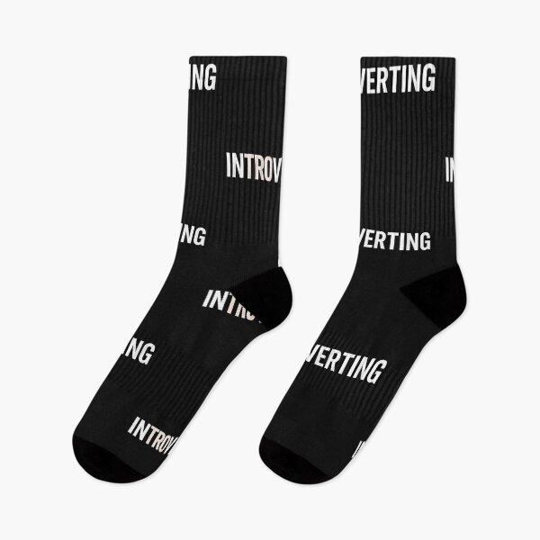 Item preview, Introverting Funny Minimal Single Word Design designed and sold by artlife4.