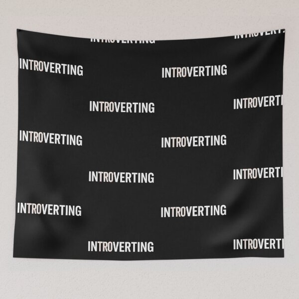 Item preview, Introverting Funny Minimal Single Word Design designed and sold by artlife4.