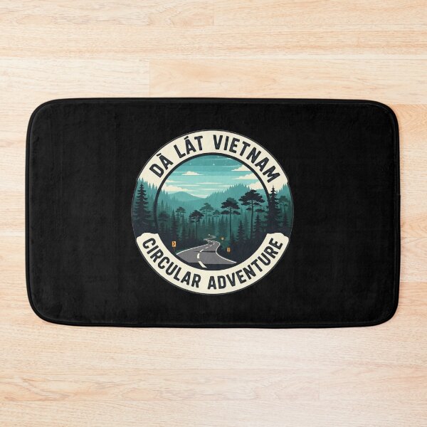 Item preview, da lat Vietnam Winding Road Pine Forest Adventure Badge designed and sold by Threadnovax.