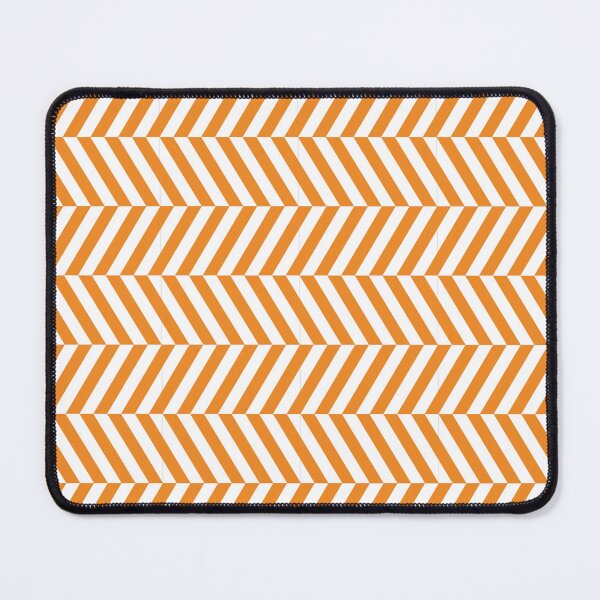 Item preview, White And Orange Herringbone Pattern designed and sold by pattern-archive.