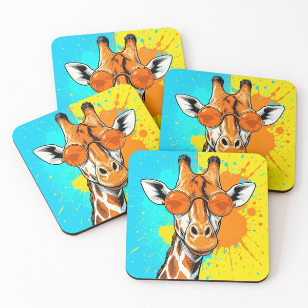 Item preview, Cool Giraffe with Sunset Shades designed and sold by Karam Barakat.
