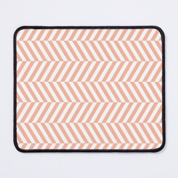 Item preview, White And Peach Herringbone Pattern designed and sold by pattern-archive.