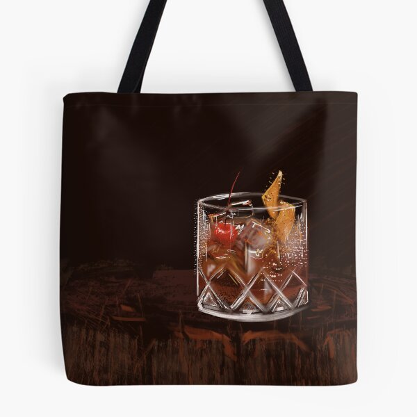 Item preview, Old Fashioned Cocktail Art Print — Classic Whiskey Drinks Poster designed and sold by NathanRuchArt.