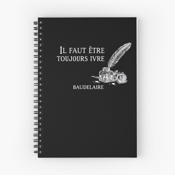 Item preview, Charles Baudelaire Quote - Il Faut Être Toujours Ivre - Dark Academia Poetry designed and sold by nbg2012.