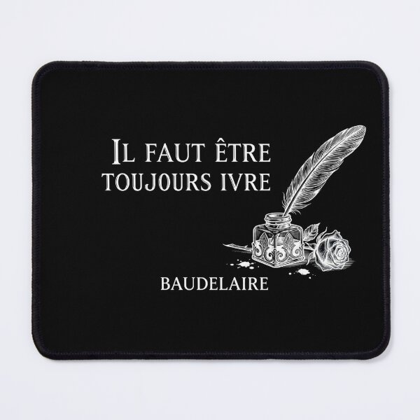 Item preview, Charles Baudelaire Quote - Il Faut Être Toujours Ivre - Dark Academia Poetry designed and sold by nbg2012.