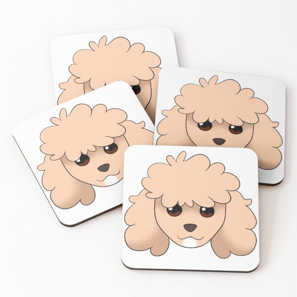 Item preview, Cream Standard Cut Poodle White Chin designed and sold by OliRoseArt.