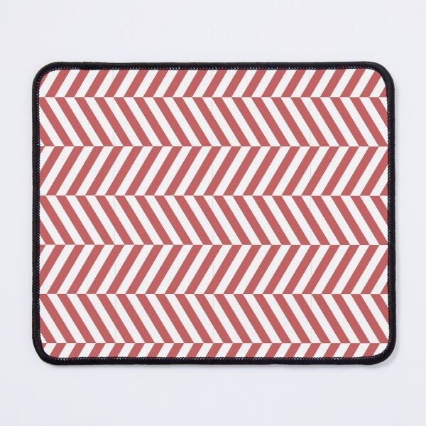 Item preview, White And Red Herringbone Pattern designed and sold by pattern-archive.
