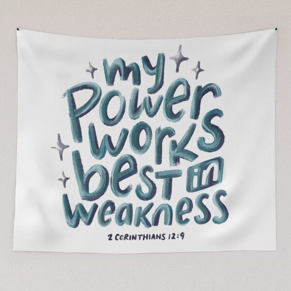 Item preview, 2 Corinthians 12:9 designed and sold by GraphicMondaze.