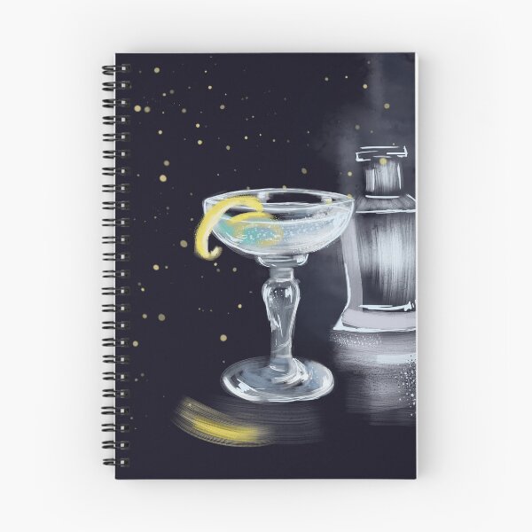 Item preview, Vesper Martini Cocktail Art Print — James Bond Gin Vodka Drinks Poster designed and sold by NathanRuchArt.