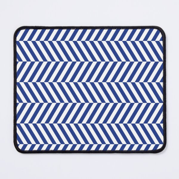 Item preview, White And Royal Blue Herringbone Pattern designed and sold by pattern-archive.