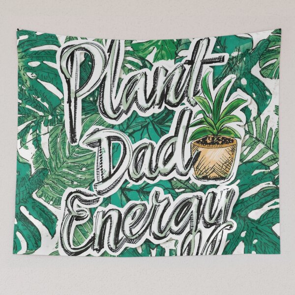 Item preview, Plant Dad Energy — Botanical Streetwear designed and sold by Dhenin Studio.