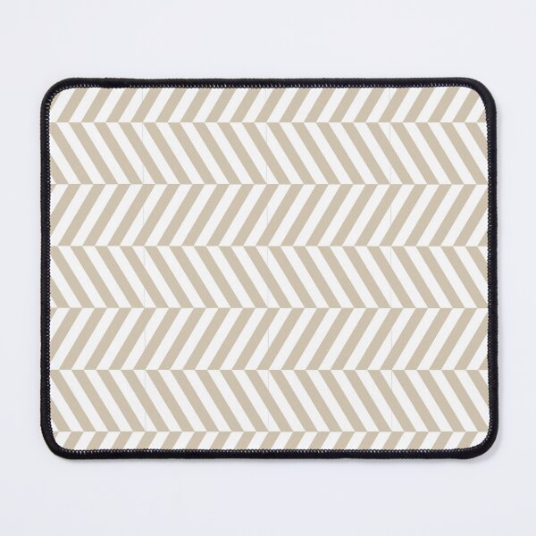 Item preview, White And Sand Herringbone Pattern designed and sold by pattern-archive.