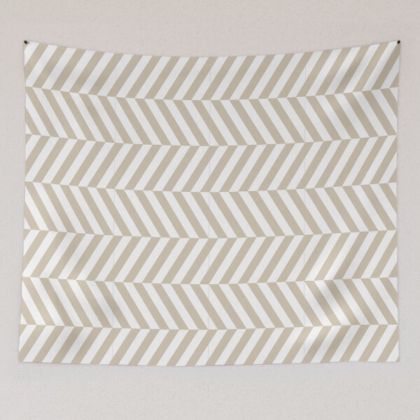 Item preview, White And Sand Herringbone Pattern designed and sold by pattern-archive.