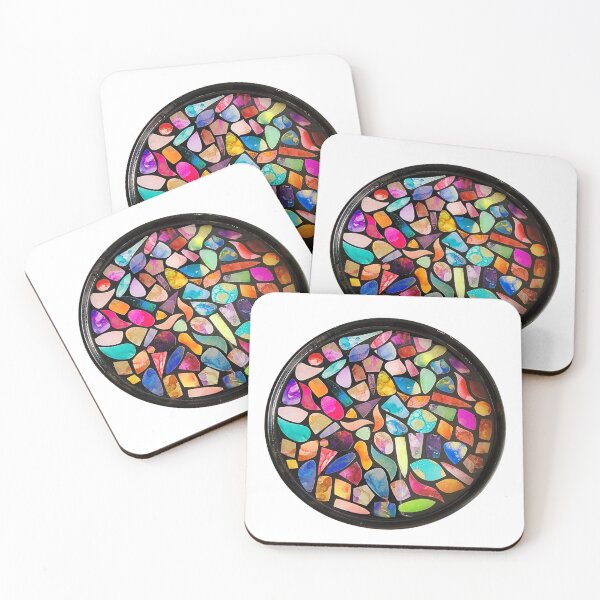 Item preview, Colorful Shapes™ Round Abstract Art designed and sold by Bdbear10.