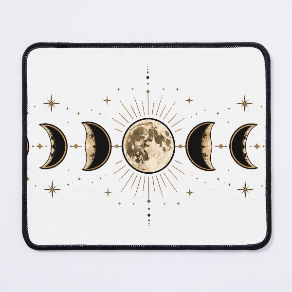 Item preview, Moon Phases Alignment Minimal Spiritual Aesthetic Zodiac Symbol Cosmic Line Art Design designed and sold by StickyGuys.